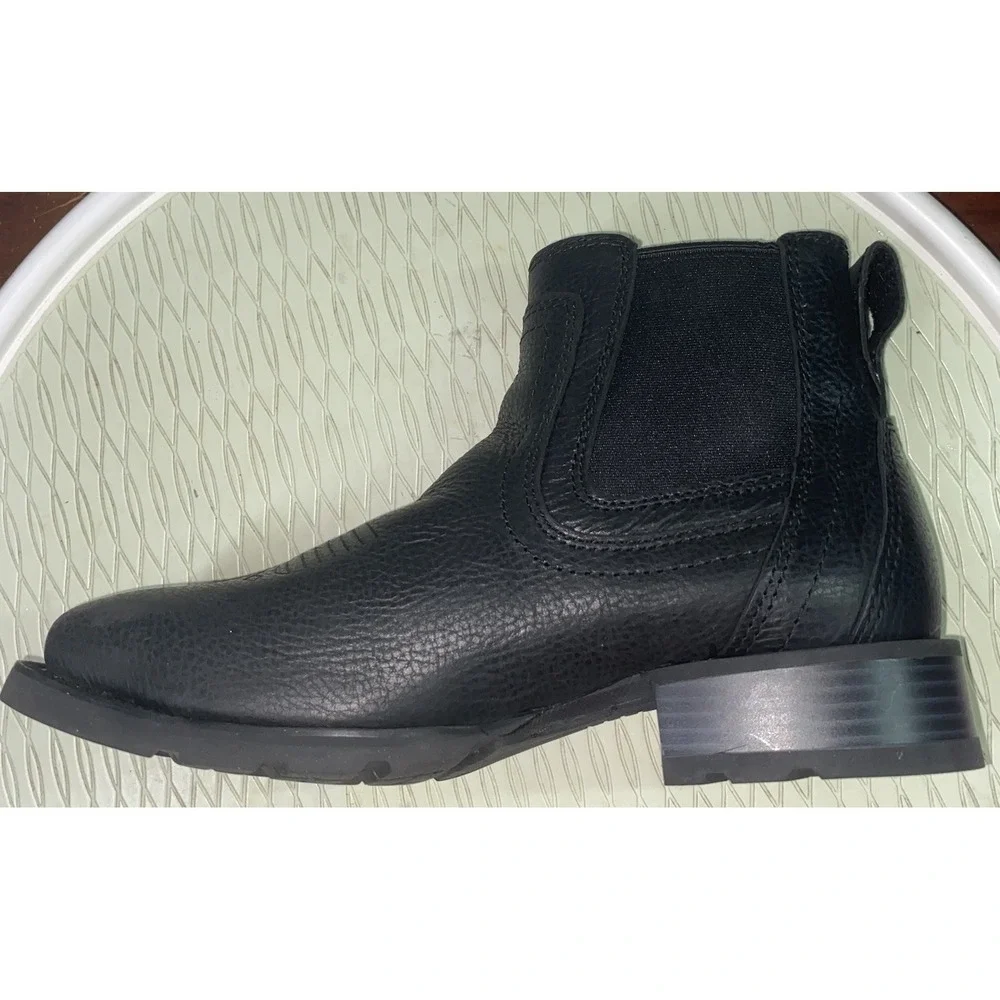 Cody James Ranger Chelsea Mens Leather Ankle Boots Zero Gravity Black Riding 7D